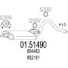 MTS 01.51490 Middle Silencer